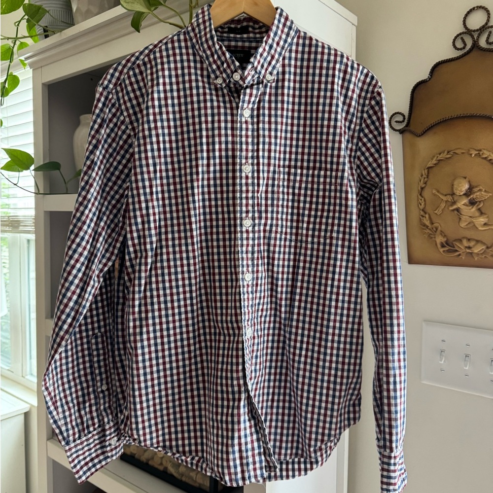 J. Crew Boy’s Plaid Shirt - Red, Blue, White